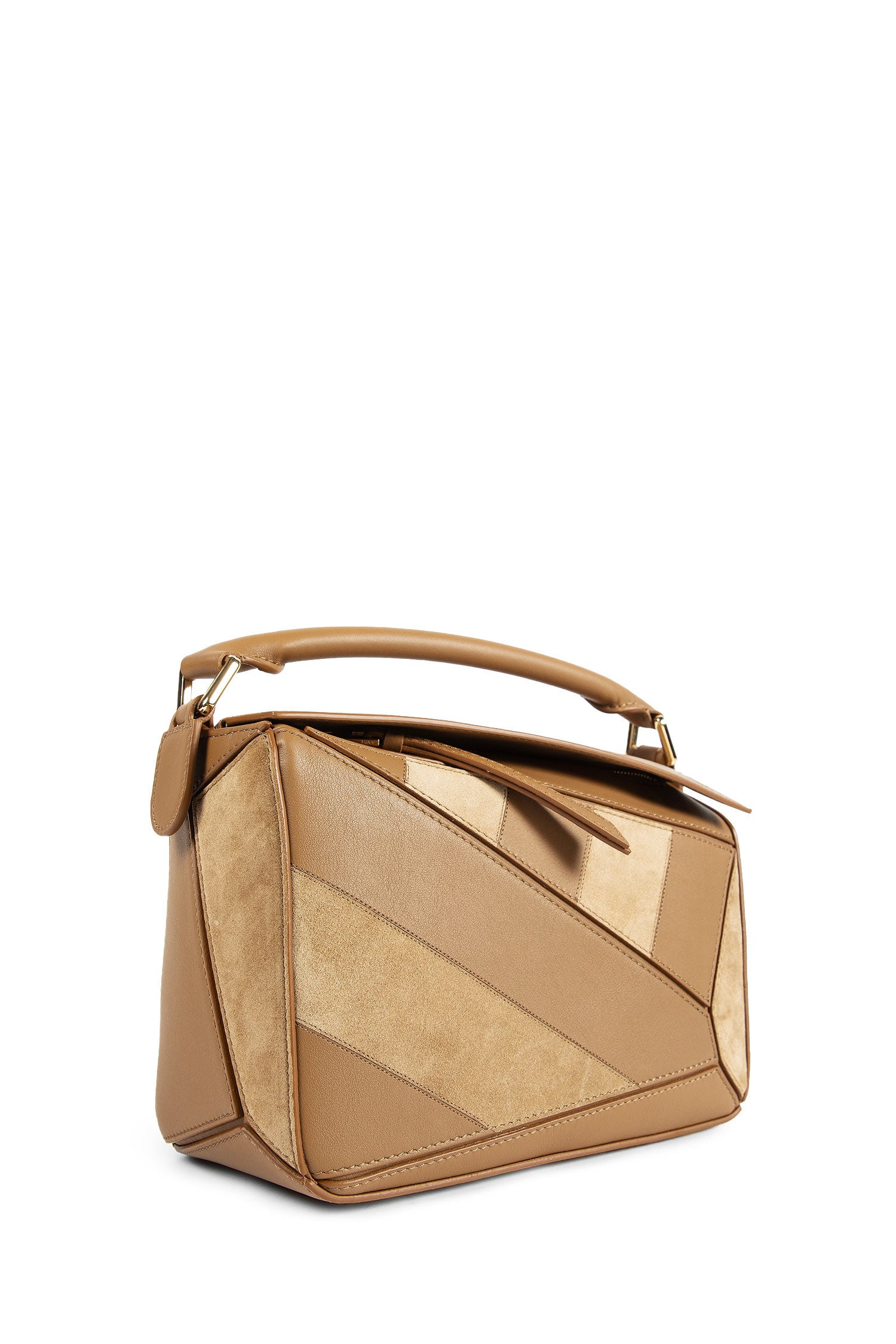 Small Puzzle Bag In Classic Calfskin And Suede - 2