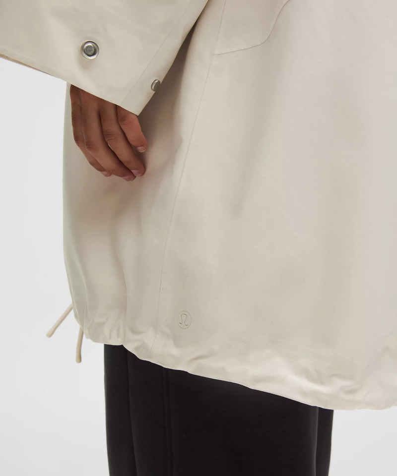 Oversized Cocoon Rain Coat 4