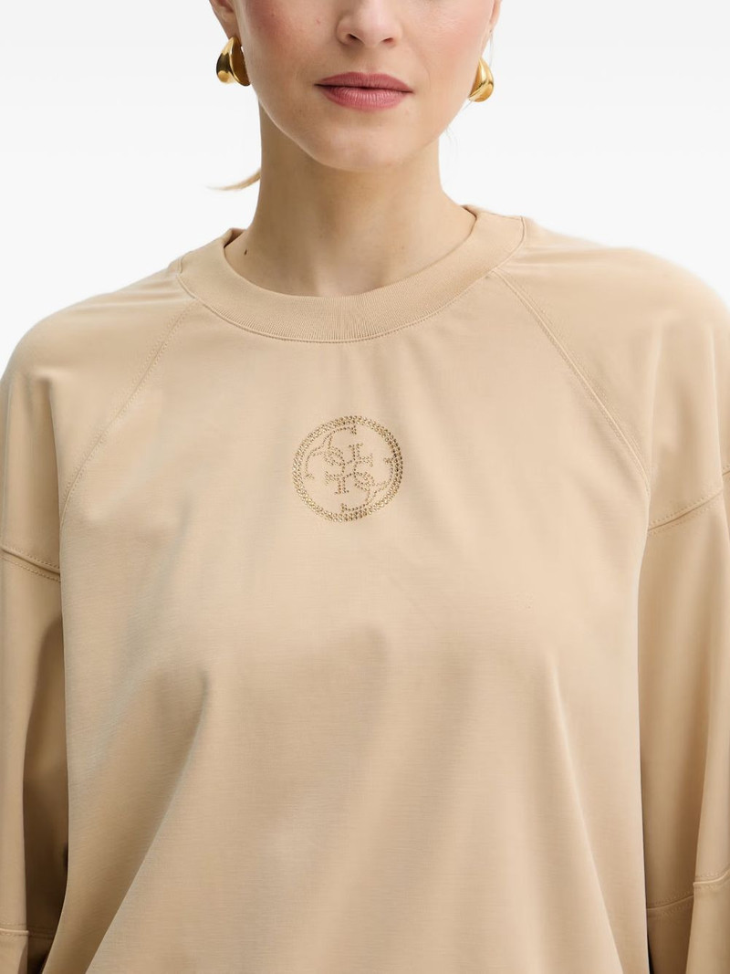 logo-embellished round-neck sweatshirt 4
