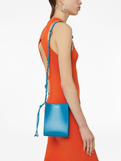 Jil Sander Tangle logo-print shoulder bag outlook