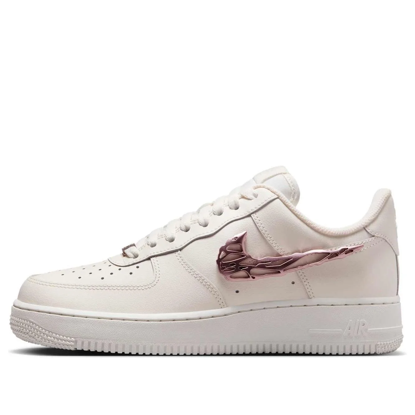 (WMNS) Nike Air Force 1 Low 'Liquid Metal Swoosh Metallic Pink' IF1686-161 - 1