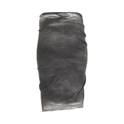 Rick Owens DRKSHDW EDFU Knee Skirt in Dark Dust outlook