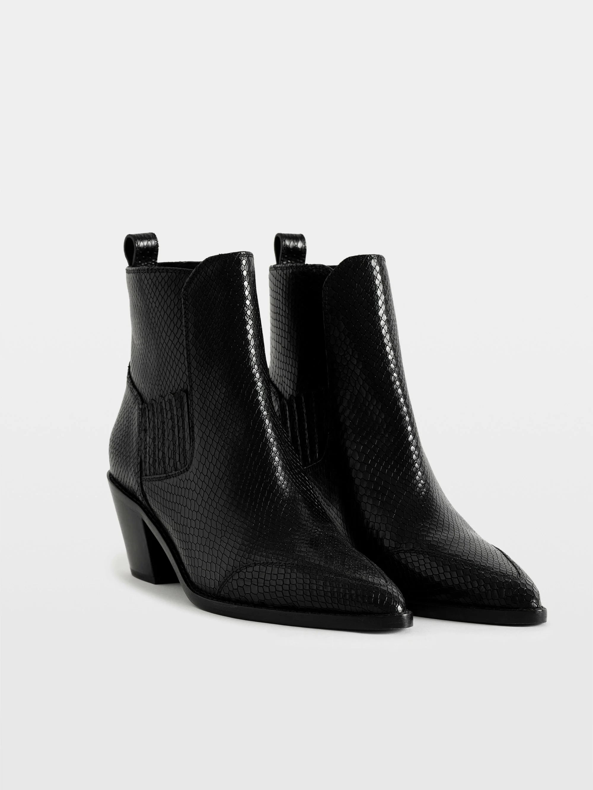 Cara Vintage Patent Boots - 1