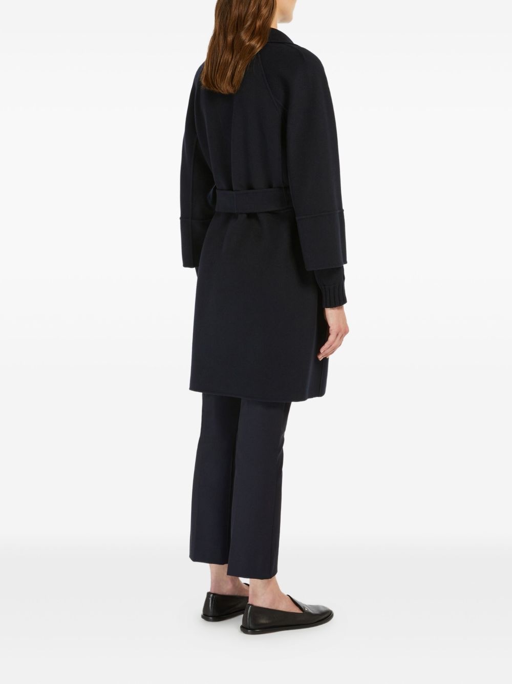 Arona belted double-faced wool coat - 3