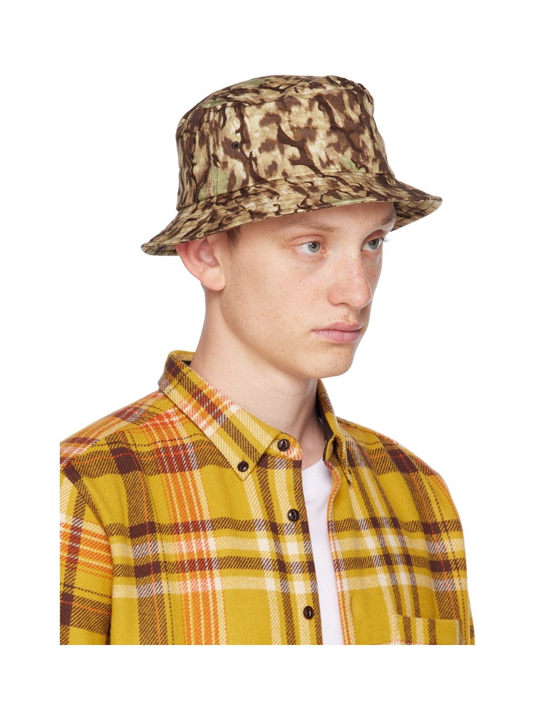 Brown Horn Camouflage Bucket Hat - 2