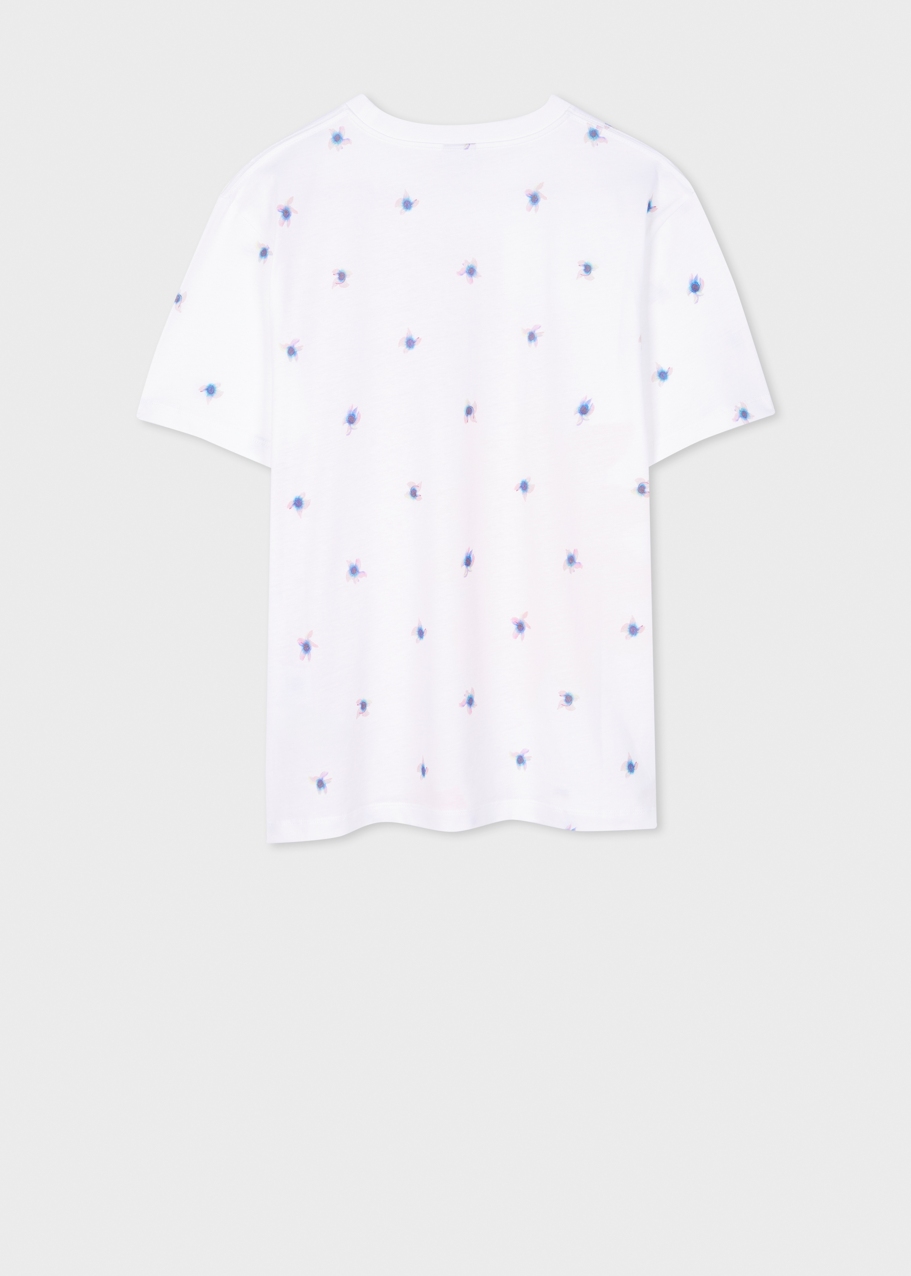 Women's White 'Sun' Print T-Shirt - 2