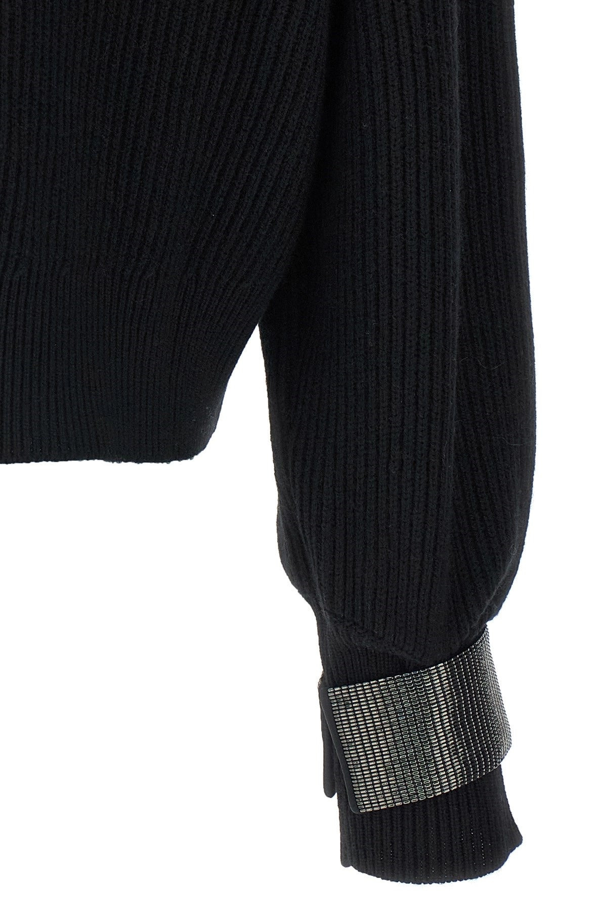 Brunello Cucinelli Women 'Monile' Cuffs Sweater - 4