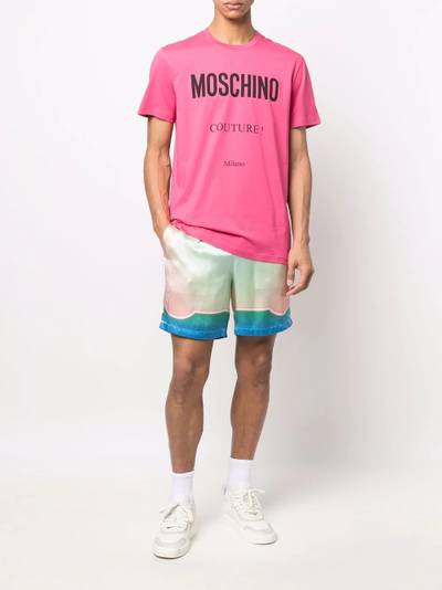 Moschino logo-print T-shirt outlook