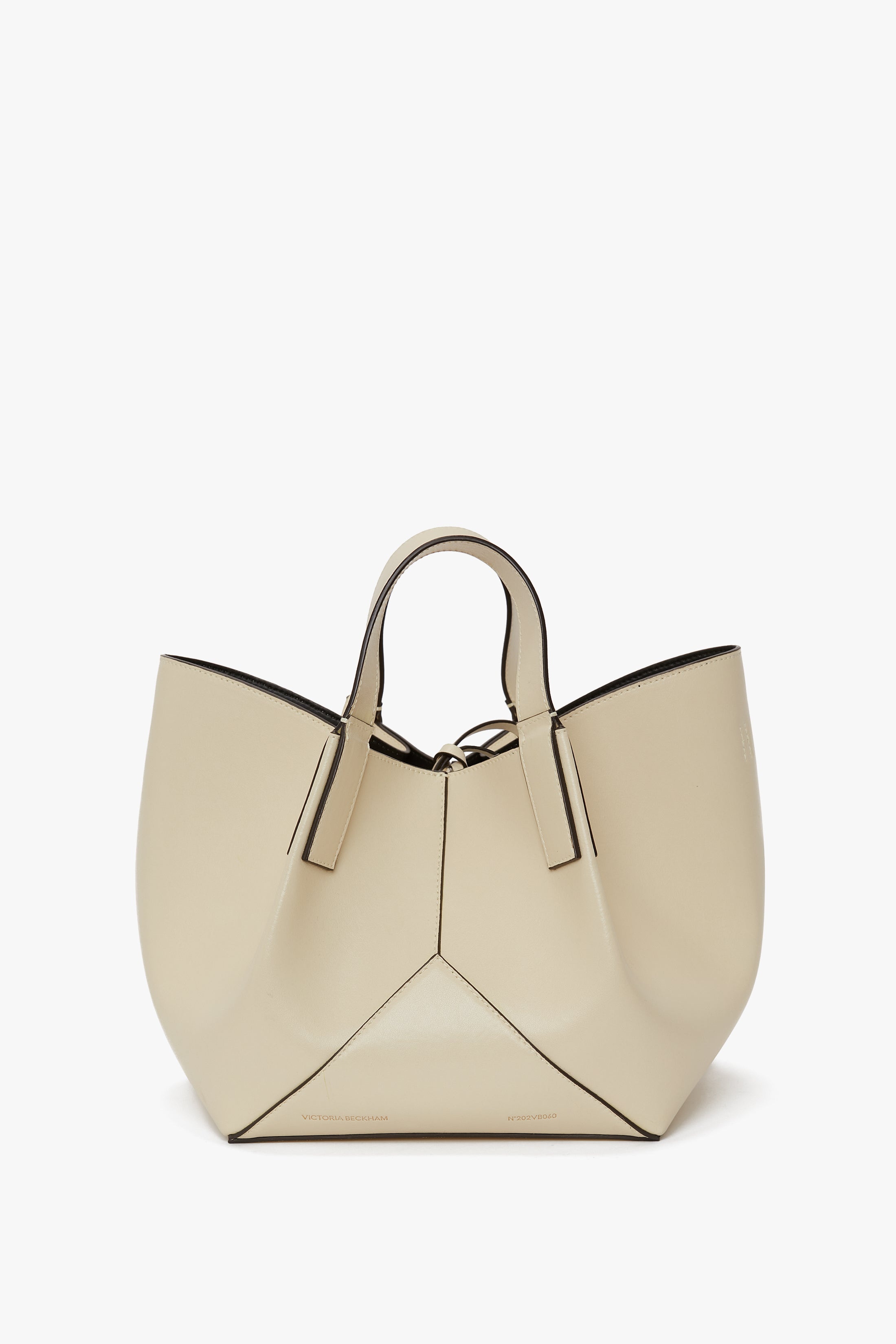 W11 Mini Tote Bag In Ivory Leather - 2
