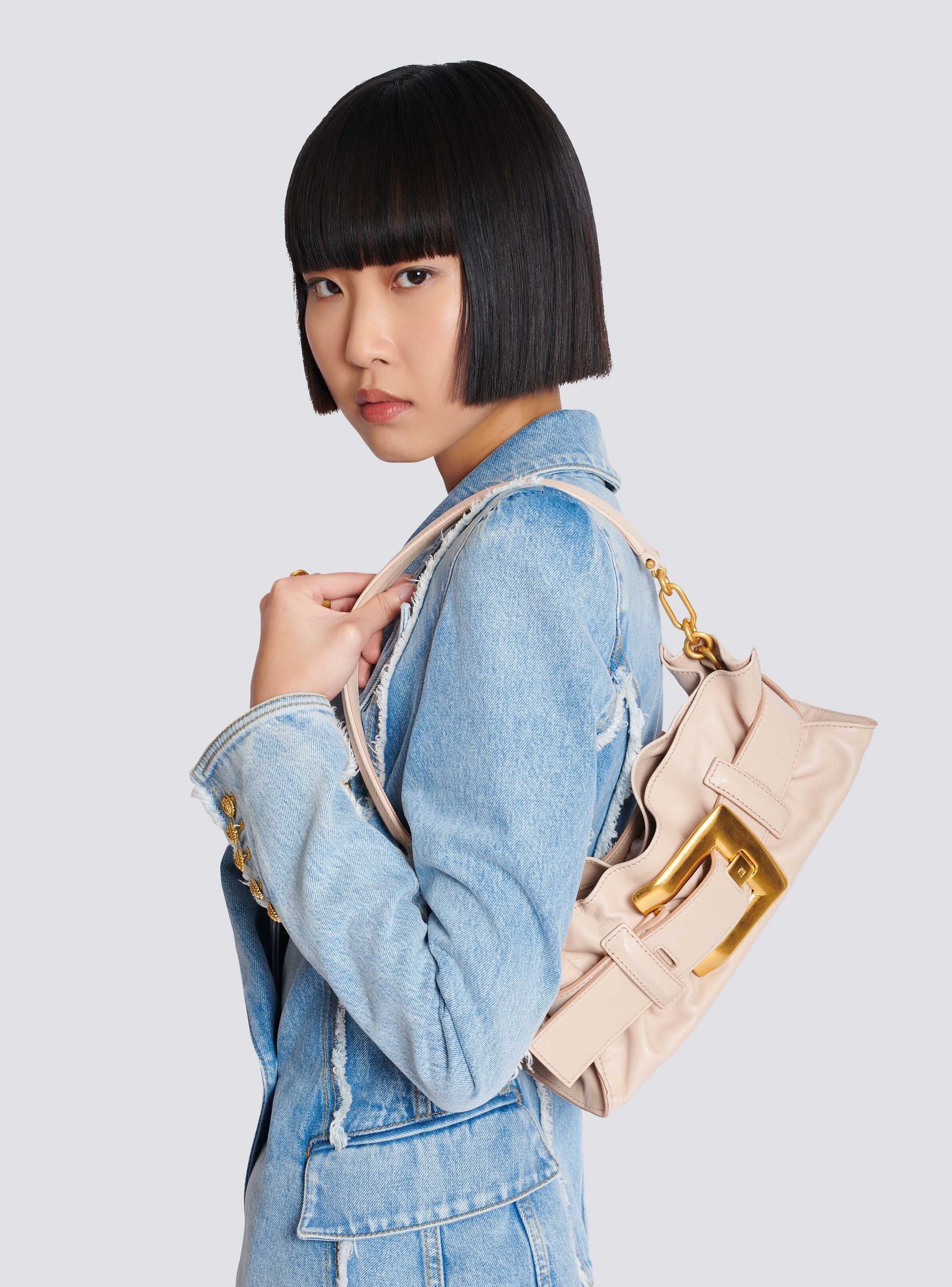 Small Anthem Shoulder bag in calfskin - 8