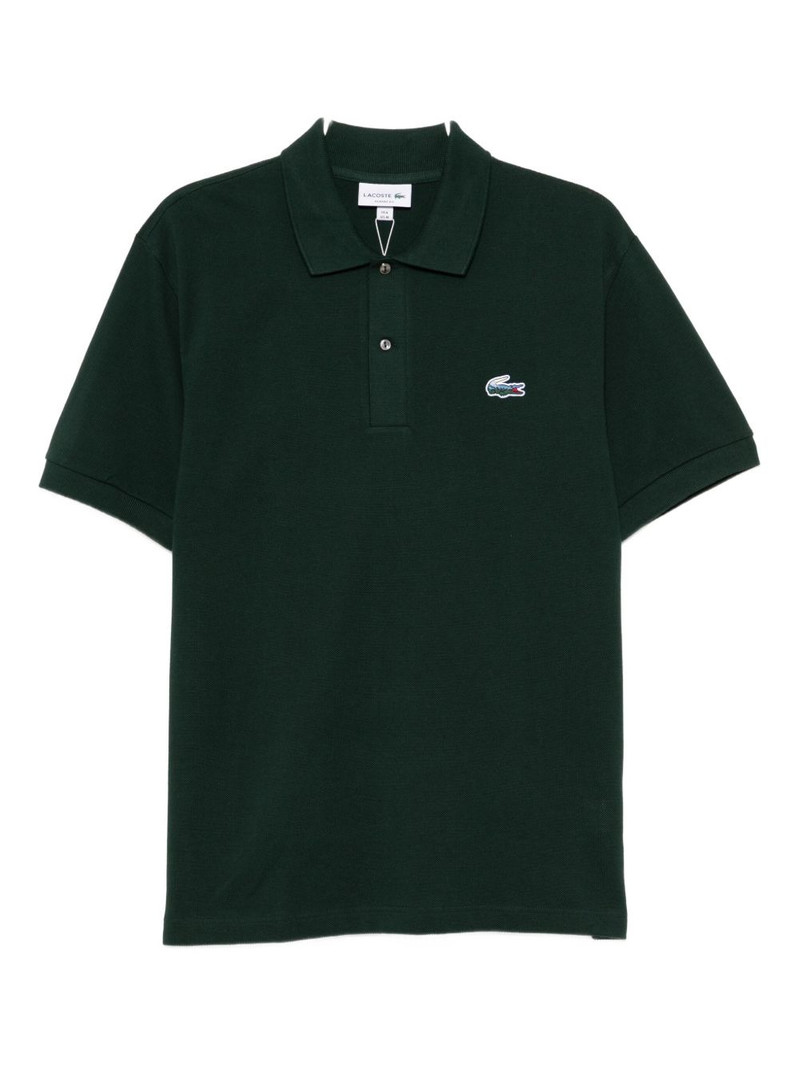 logo-appliqué cotton polo shirt 1