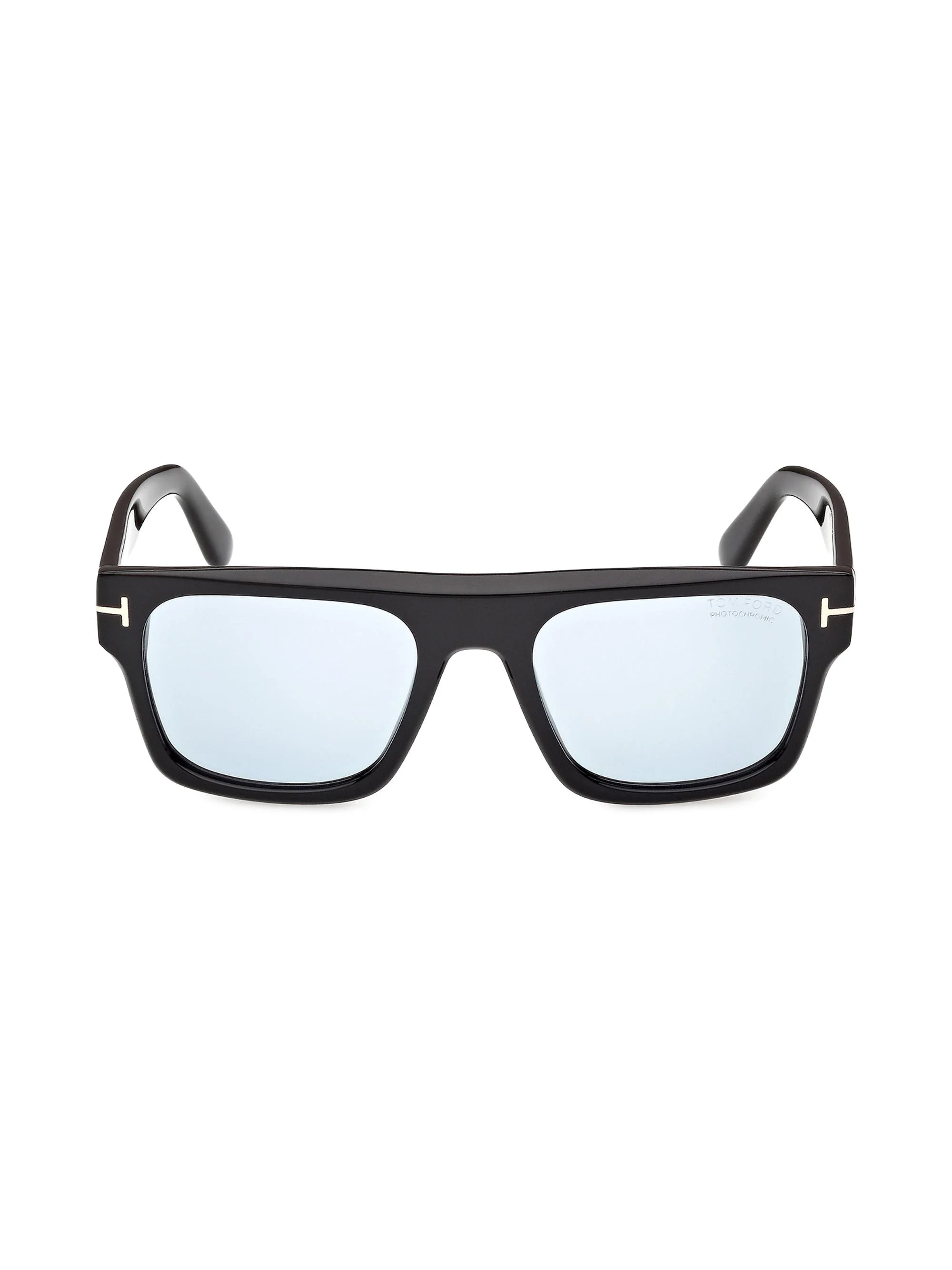 Women's Cyrus 53MM Rectangular Sunglasses - Black Blue - 1