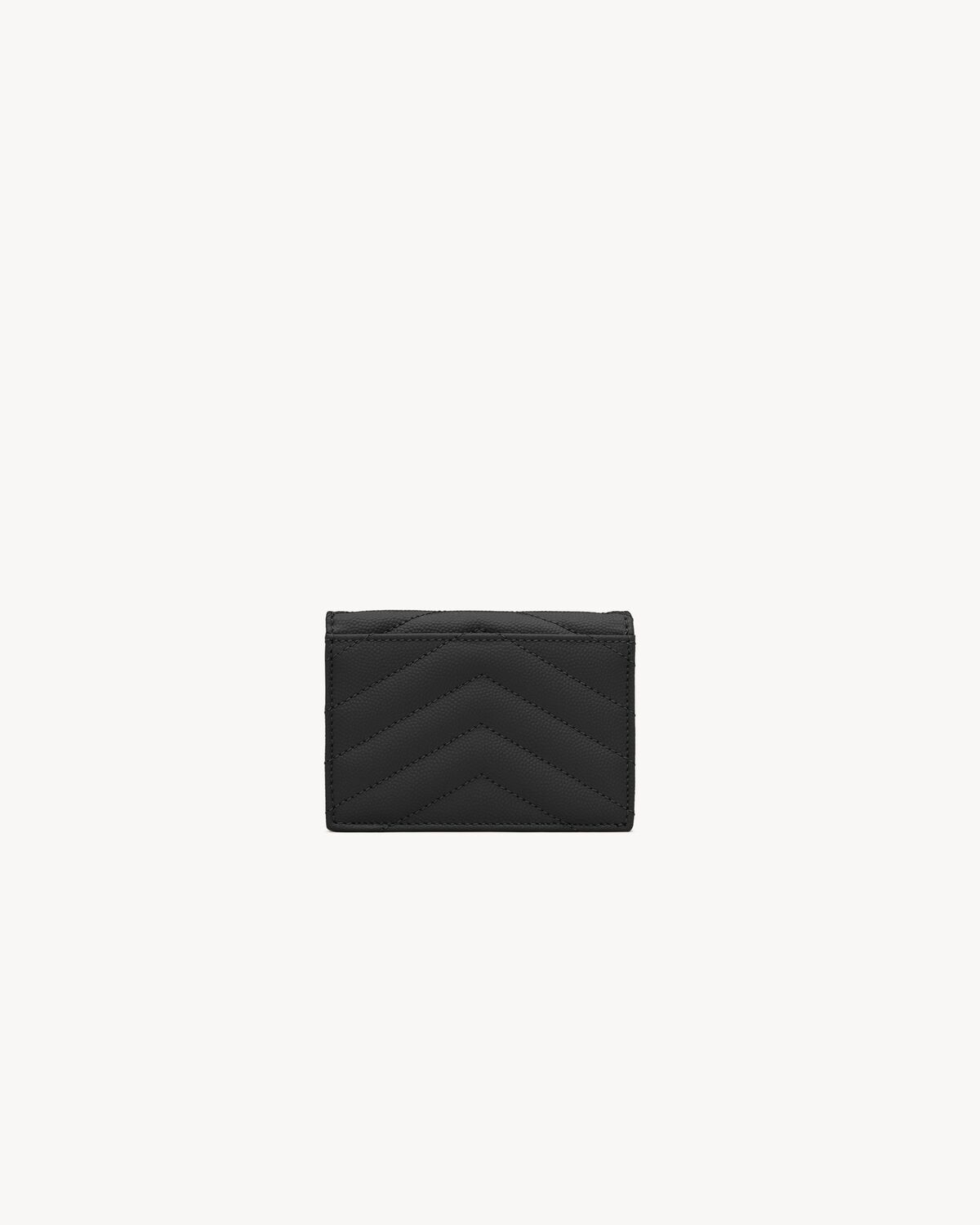 CASSANDRE MATELASSÉ BUSINESS CARD CASE IN GRAIN DE POUDRE LEATHER - 2