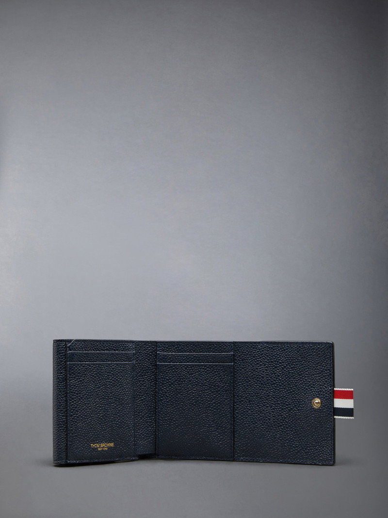 PEBBLE GRAIN COIN COMPARTMENT SMALL PURSE 3