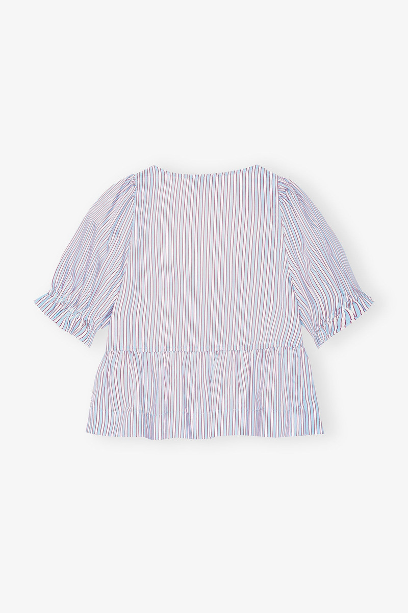 STRIPED YARN DYED BLOUSE 8