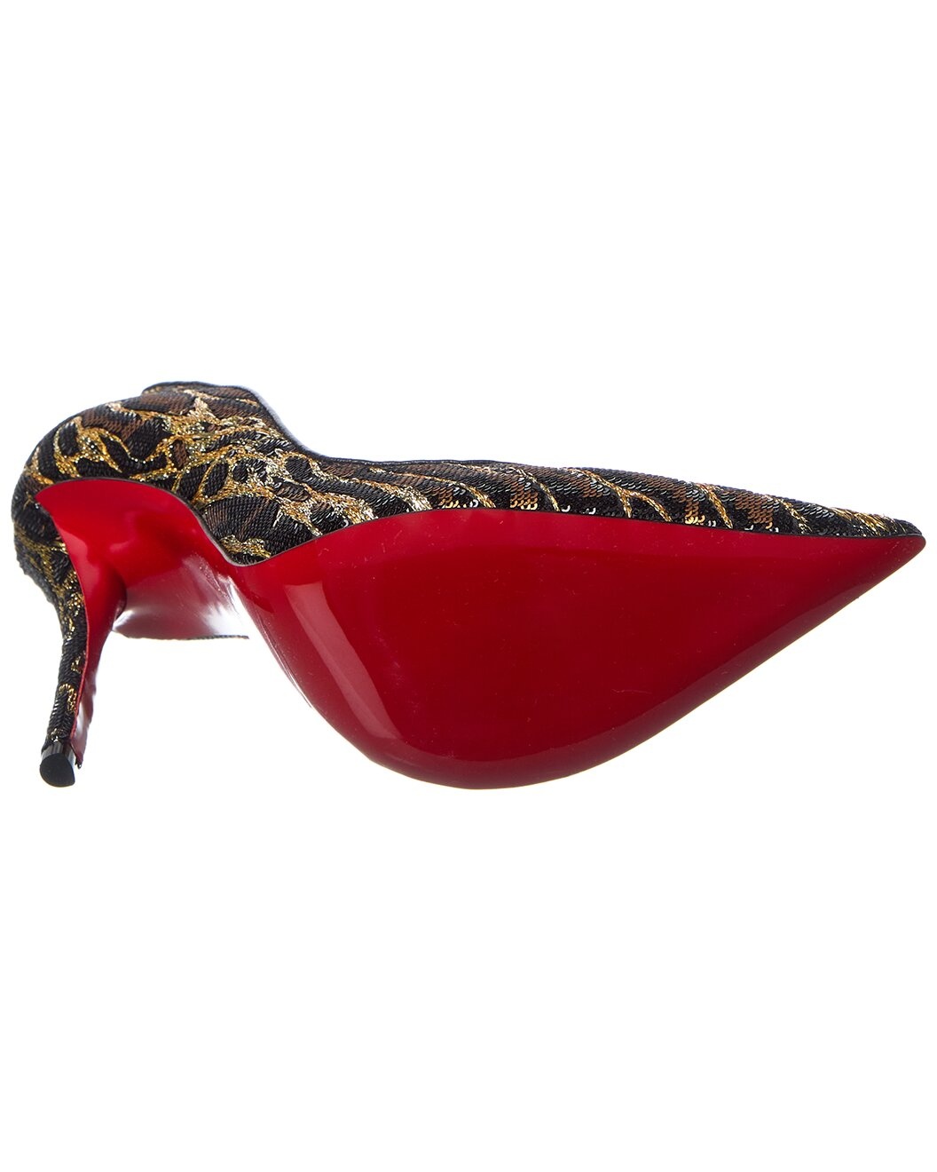 Christian Louboutin Miss Z Ocelot 100 Leather Pump - 4