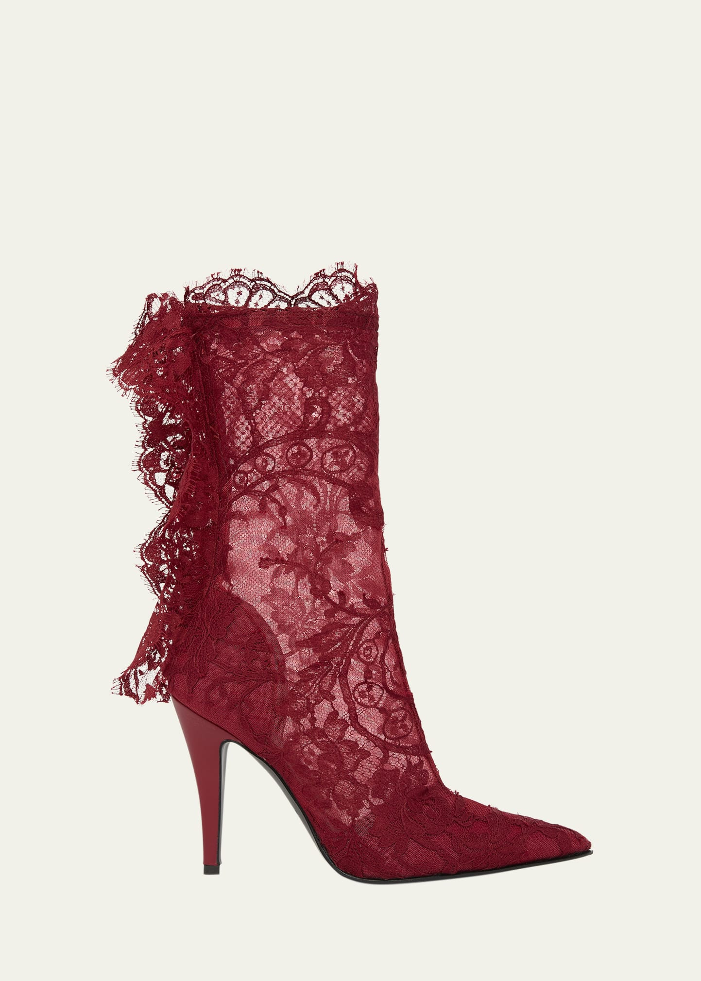 Heron Lace Ankle Boots - 1