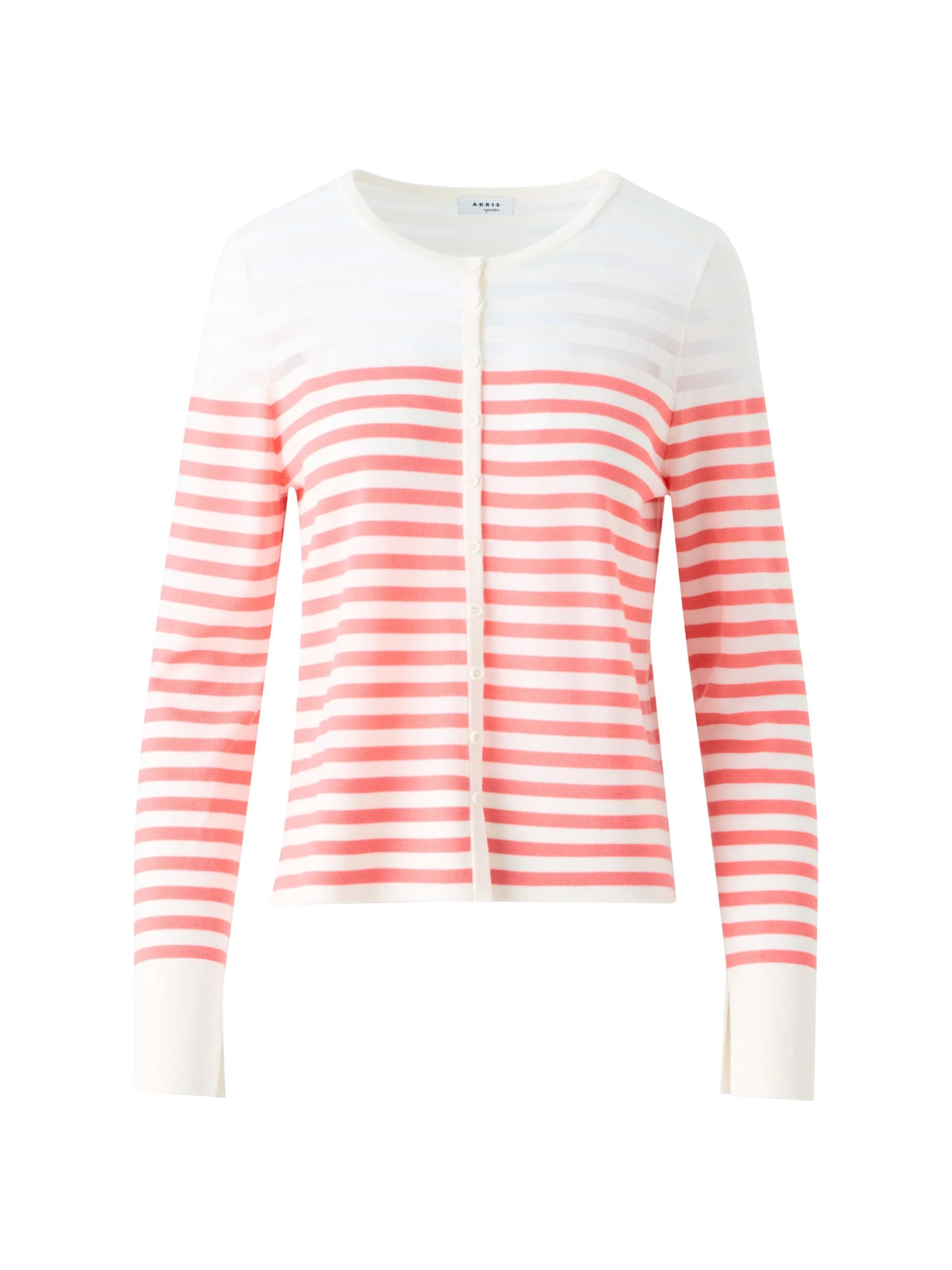 Women's Kodak Stripe Wool-Blend Cardigan - Cream Rose - 1