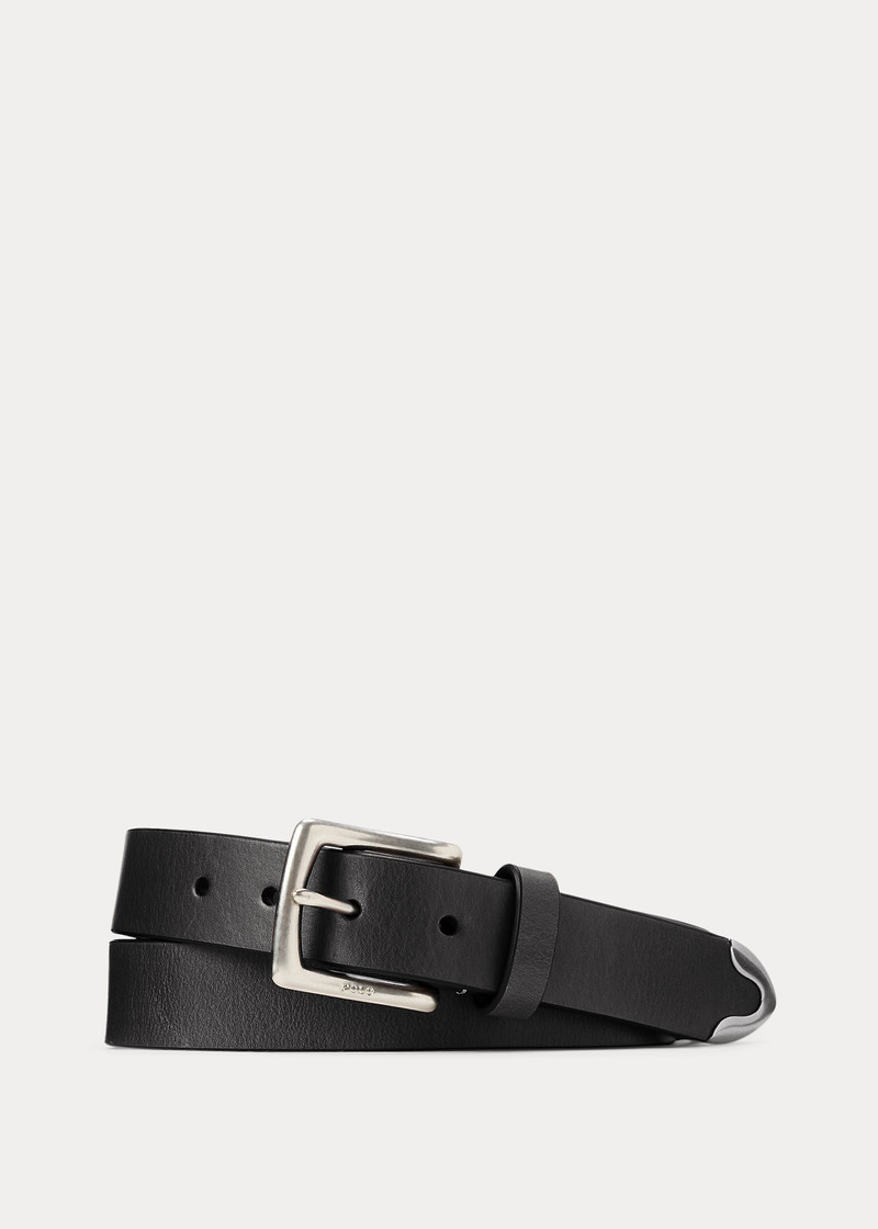 Western Leather Dress Belt 1