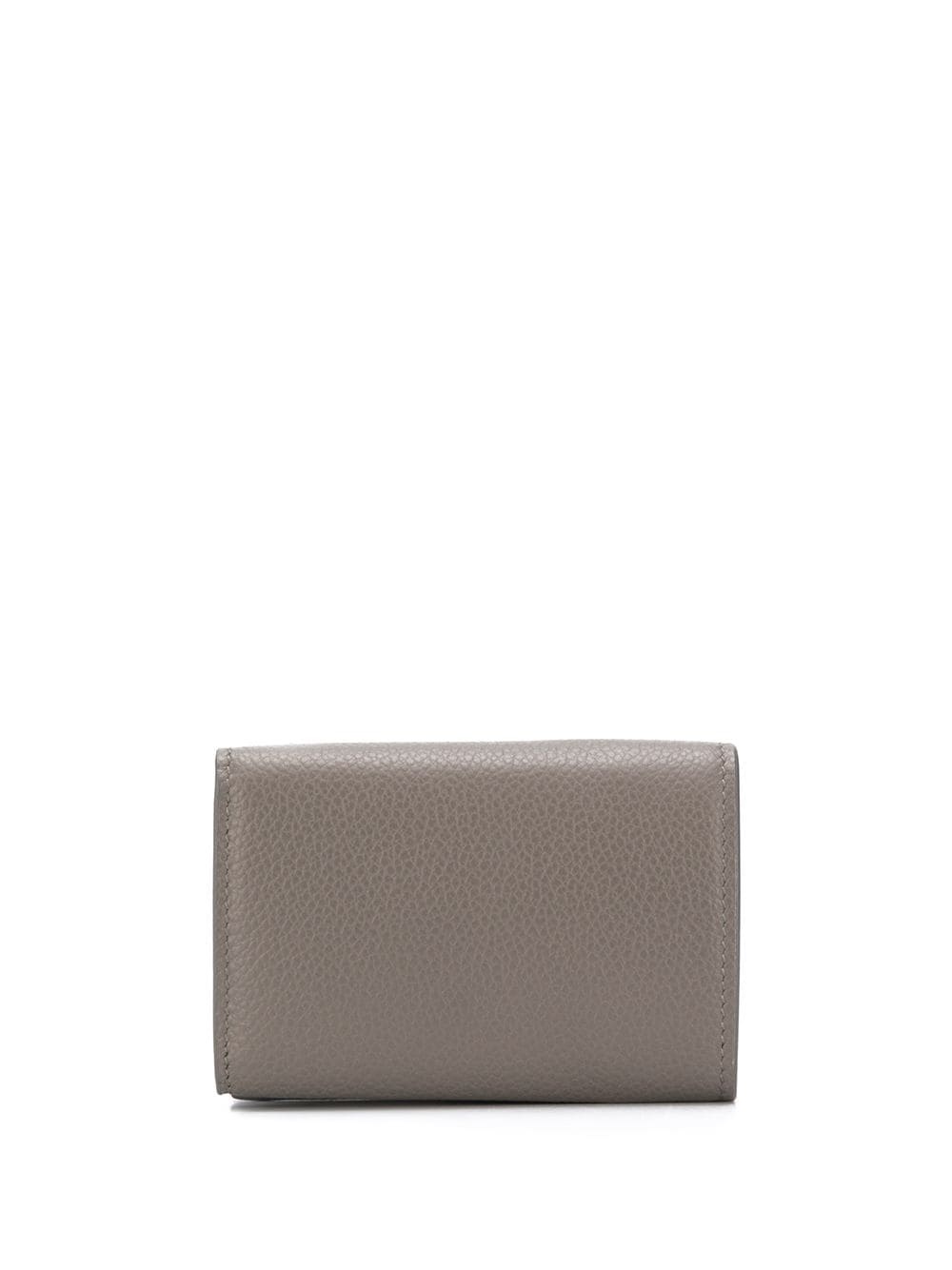 tiny grained-leather wallet - 2