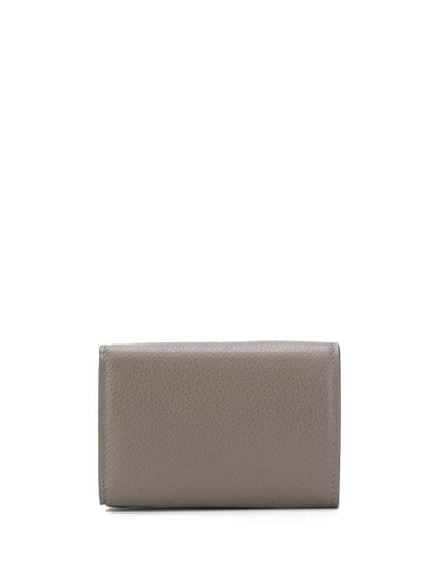 SAINT LAURENT tiny grained-leather wallet outlook