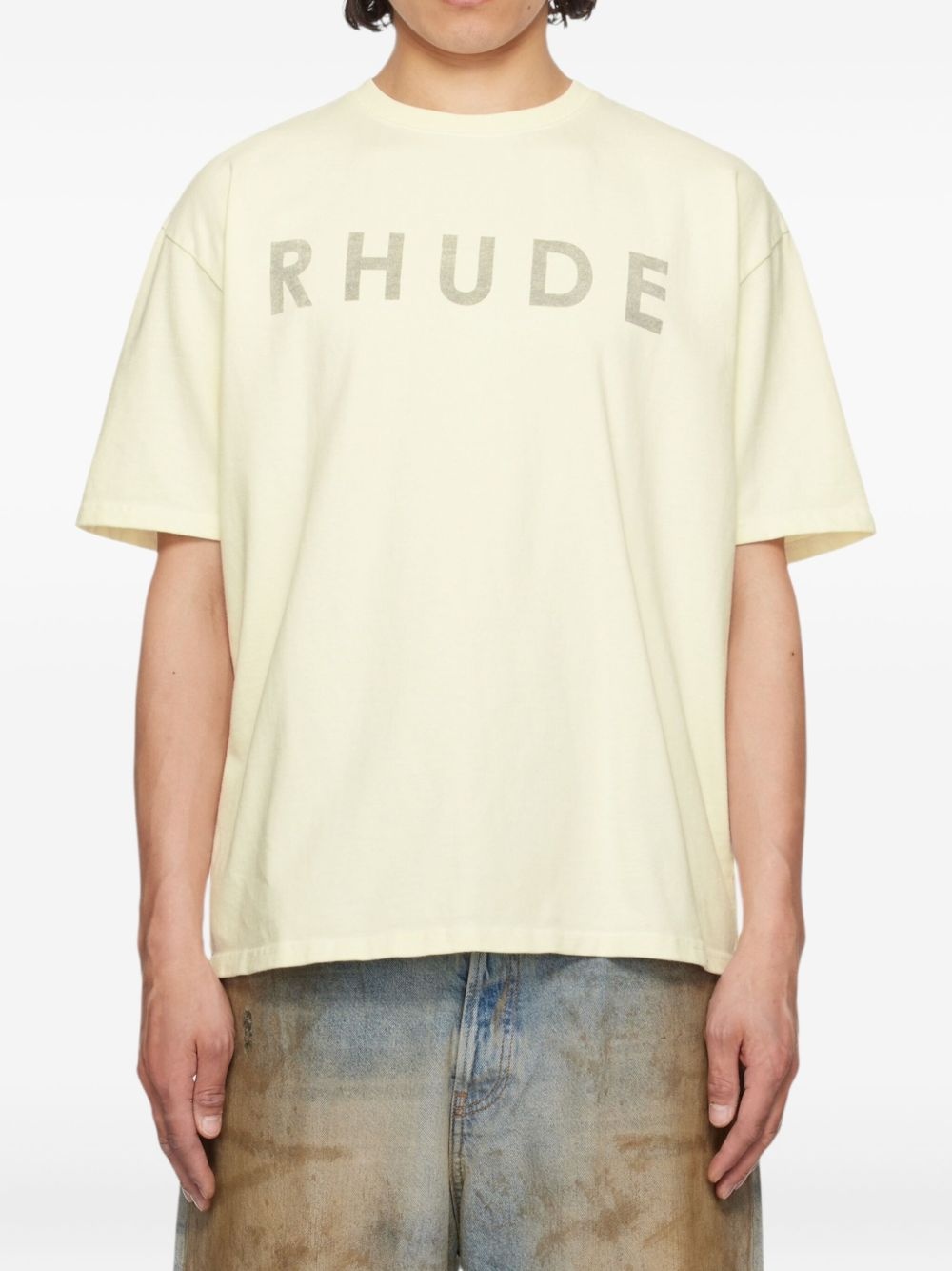 distressed-effect T-shirt - 2