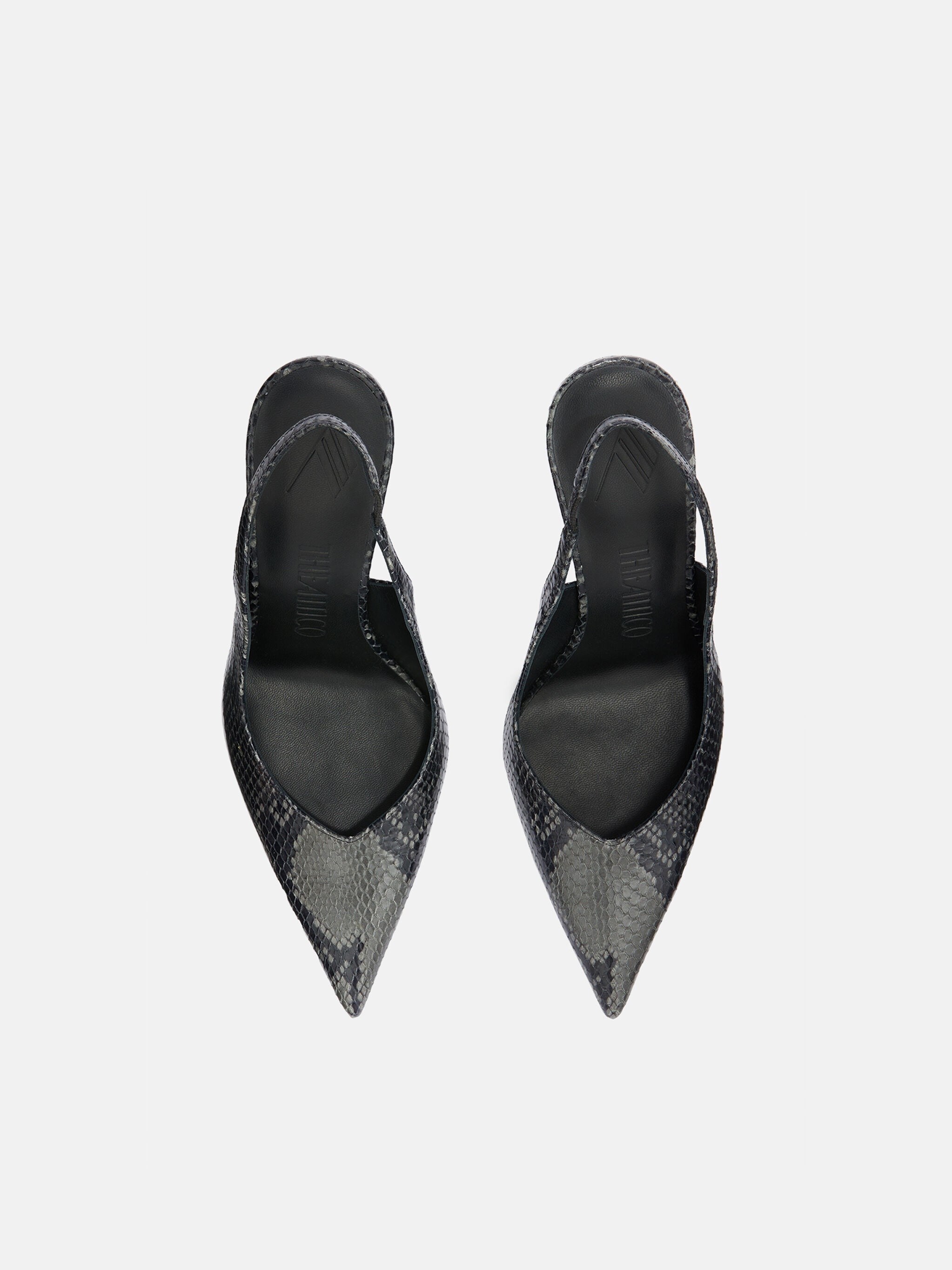 ''CHEOPE'' BLACK AND GREY SLINGBACK - 3