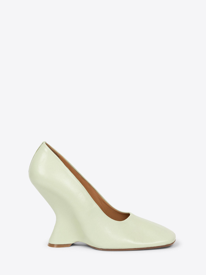 Dries Van Noten LEATHER WEDGE PUMPS outlook