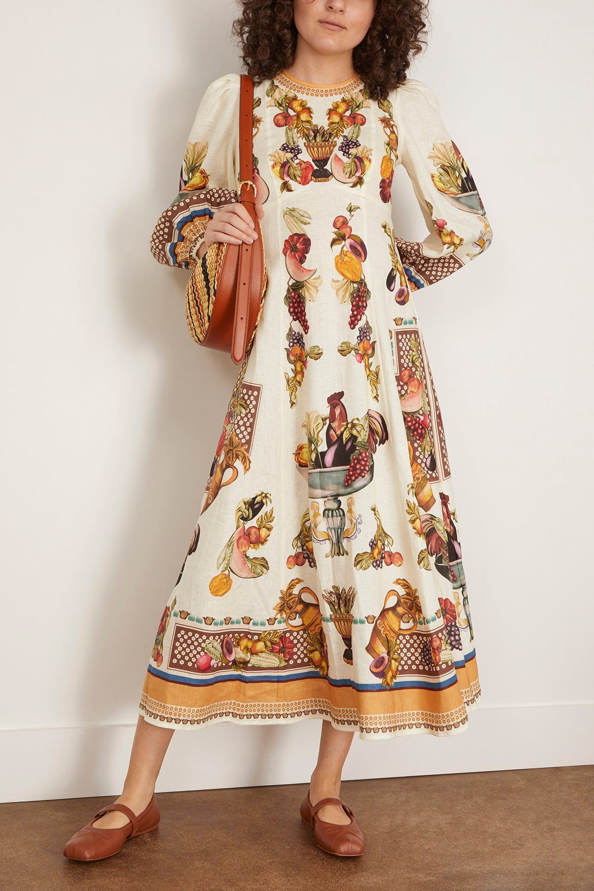 Mercado Midi Dress in Multi - 2