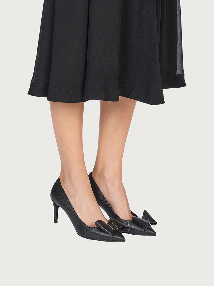 DOUBLE BOW PUMP SHOE - 3
