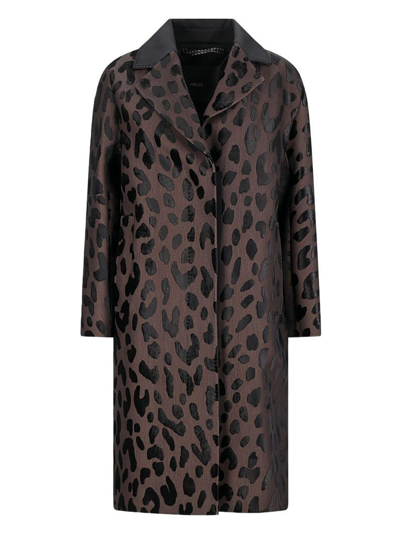 animal-print long-sleeves coat 1
