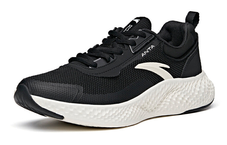 (WMNS) ANTA Running Series Sneakers 'Black Ivory White' 122115536S-4 - 2