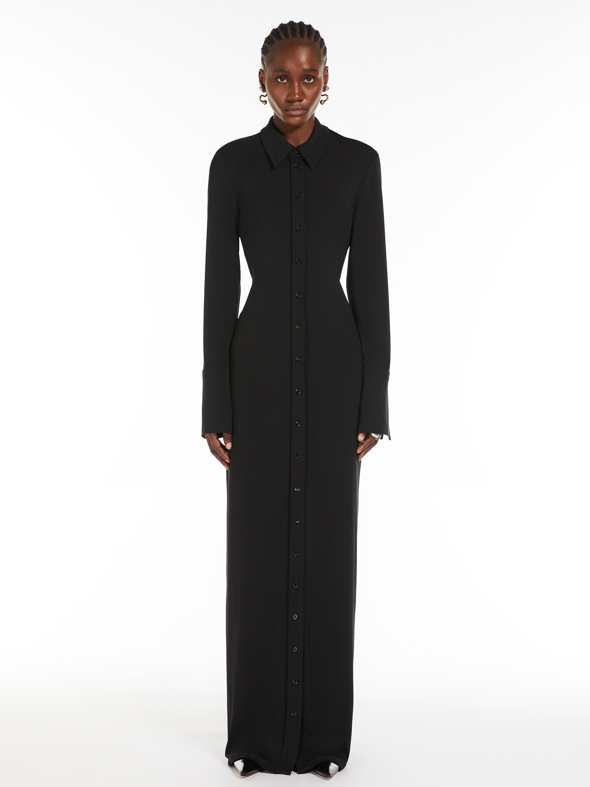 NIAS Crêpe jersey shirt dress - 3