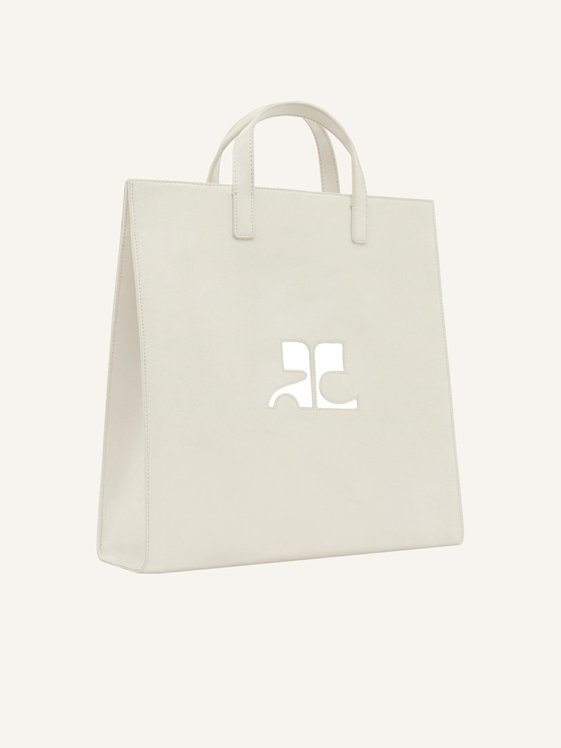 courrèges REEDITION NAPLACK LEATHER TOTE BAG outlook