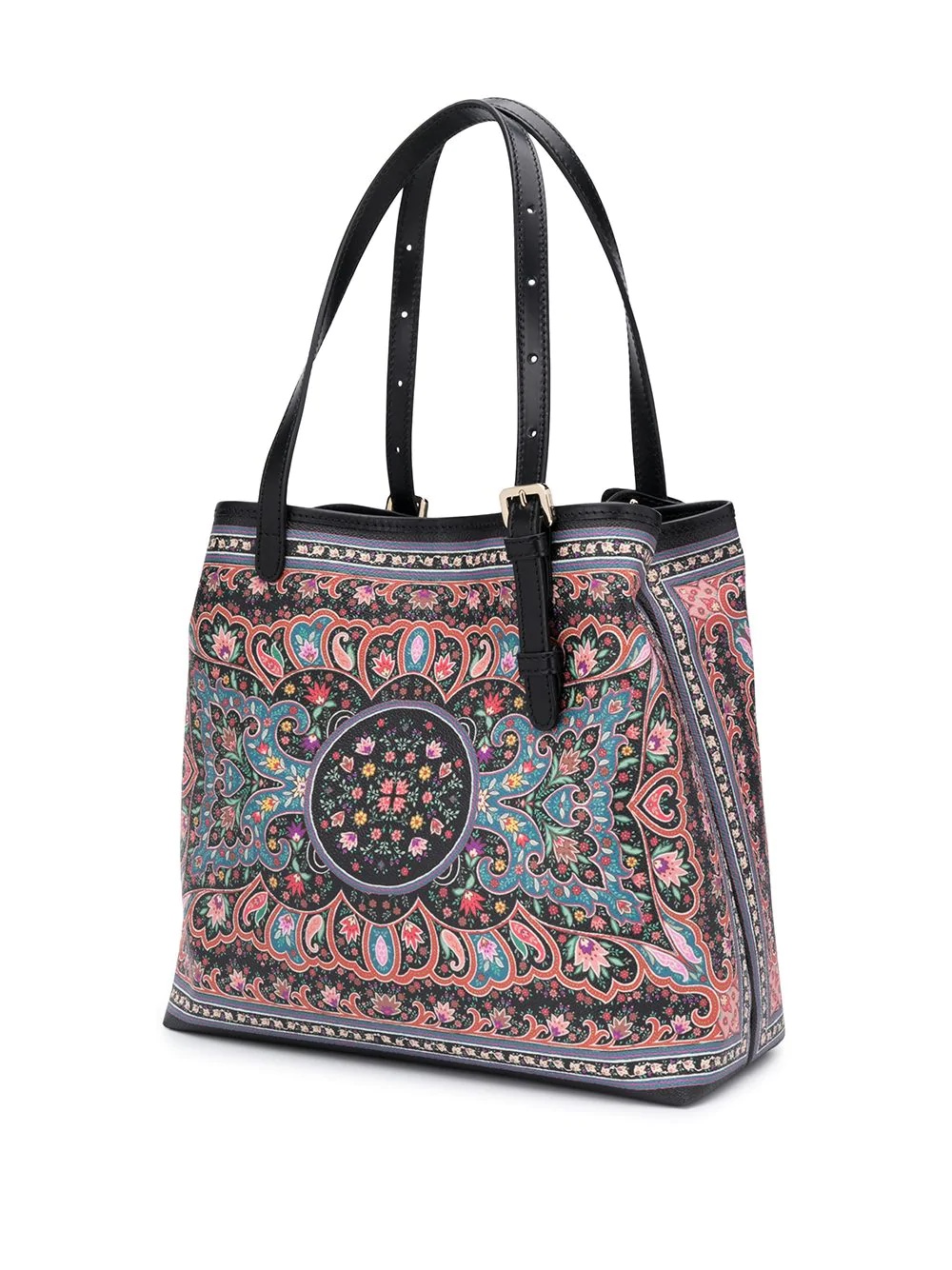 floral-print tote - 3