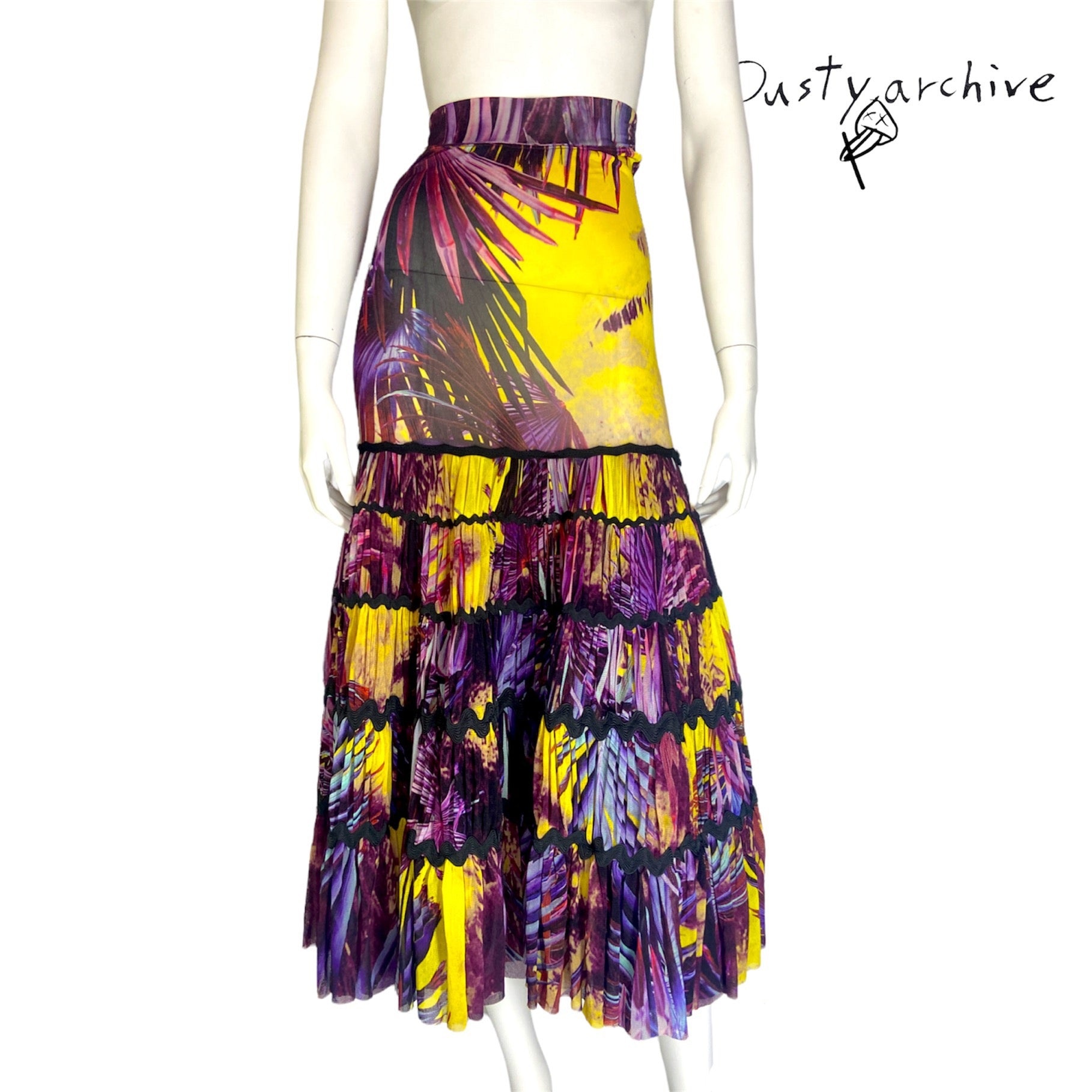 Jean paul gaultier rainforest print S - 3