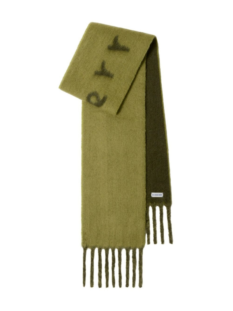 Burberry reversible wool scarf outlook