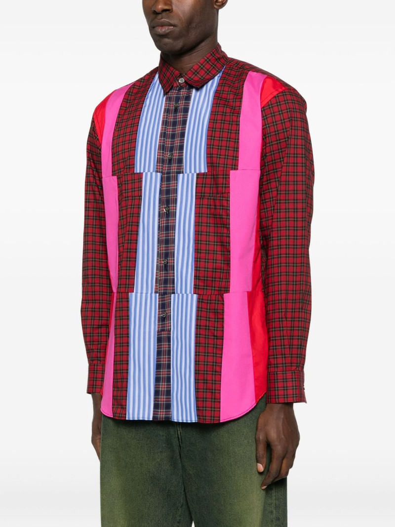 patchwork plaid shirt 3