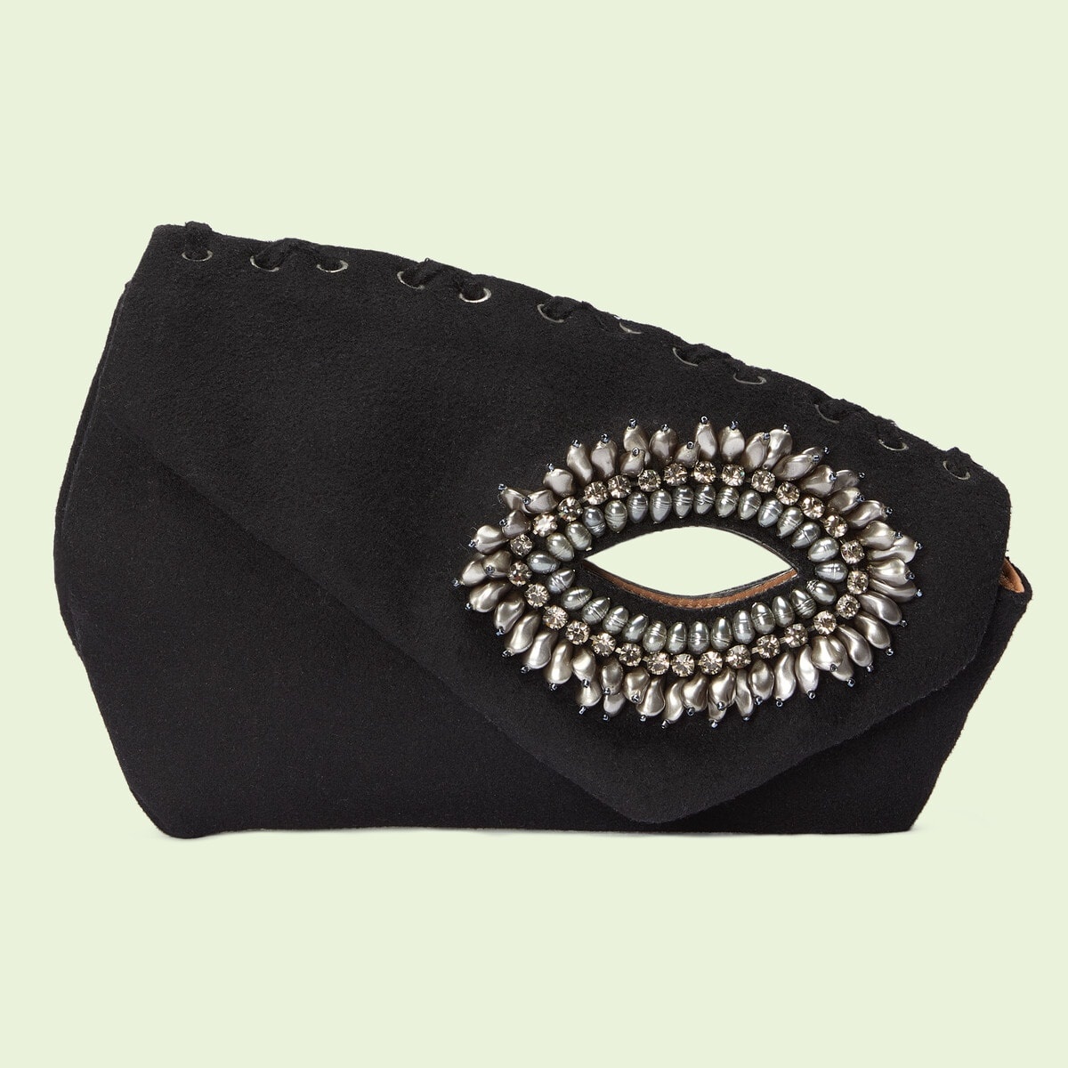 Beaded clutch bag - 1