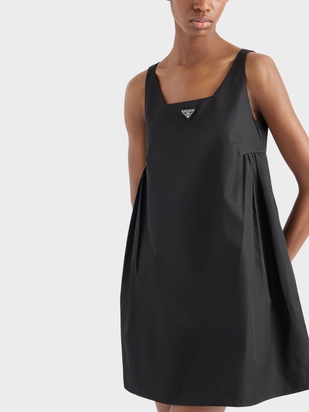 triangle-logo mini dress - 4