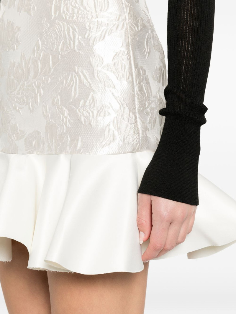 cloqué ruffled mini skirt 5
