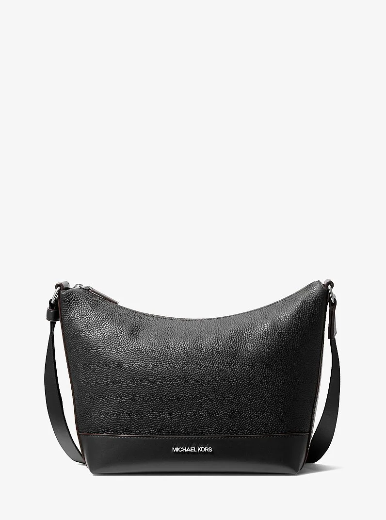 Cooper Pebbled Leather Crescent Bag - 1
