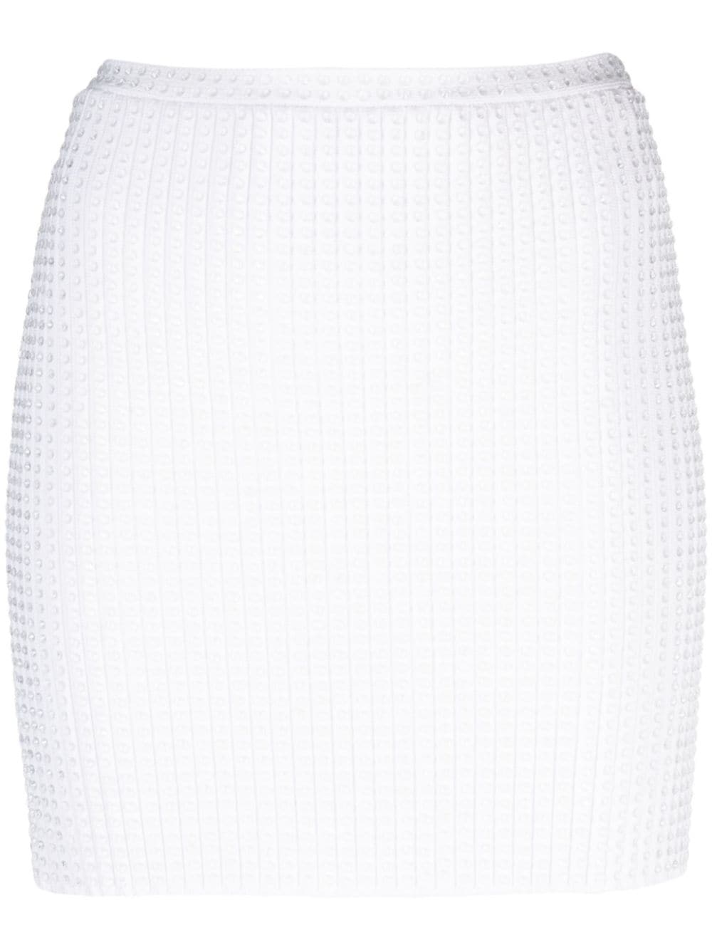 Alexander Wang crystal-embellished high-waist skirt