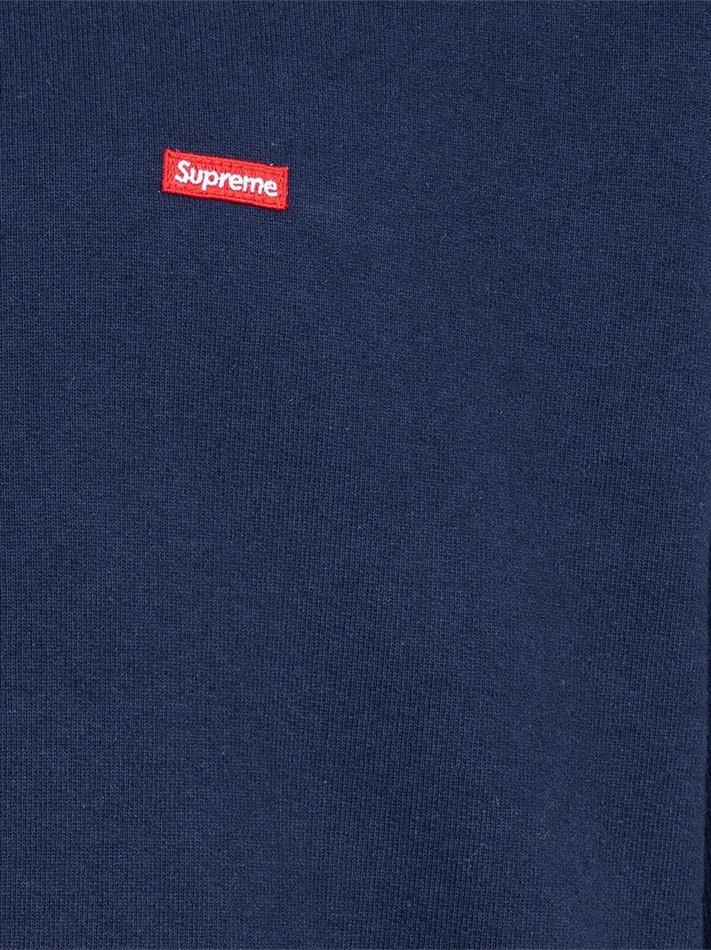 small box logo crewneck sweatshirt - 2