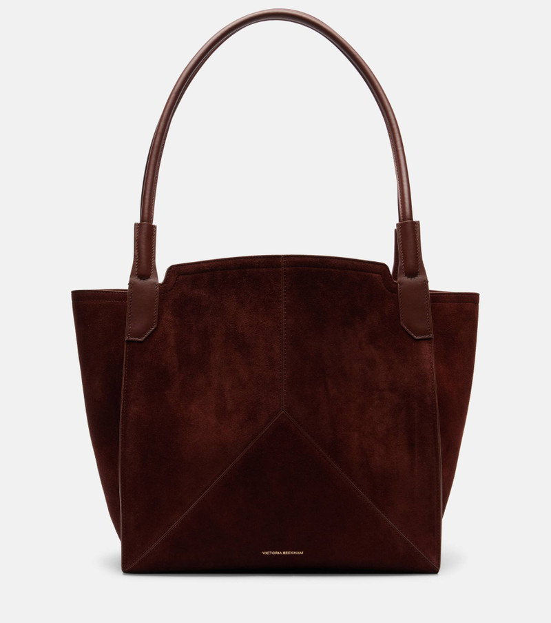 Victoria Small suede tote bag 1