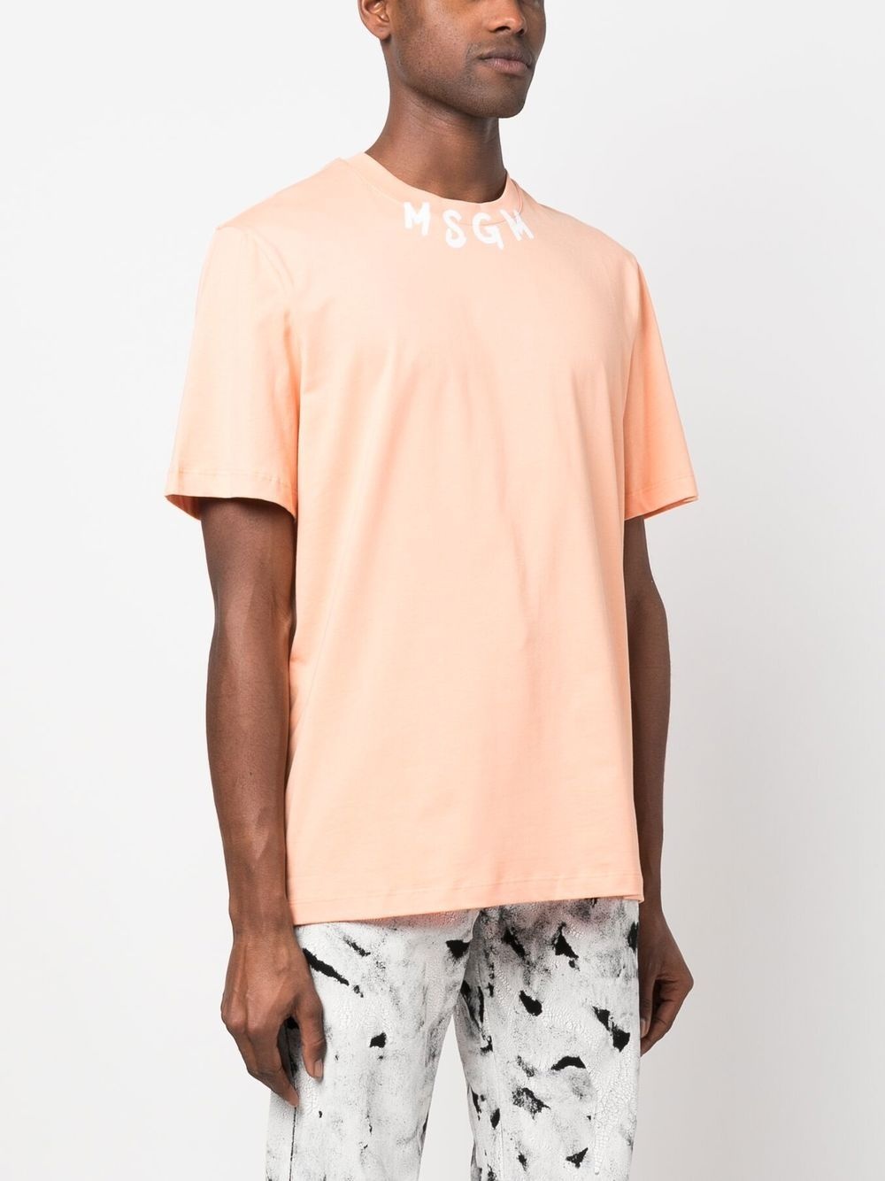 logo-print cotton T-shirt - 3