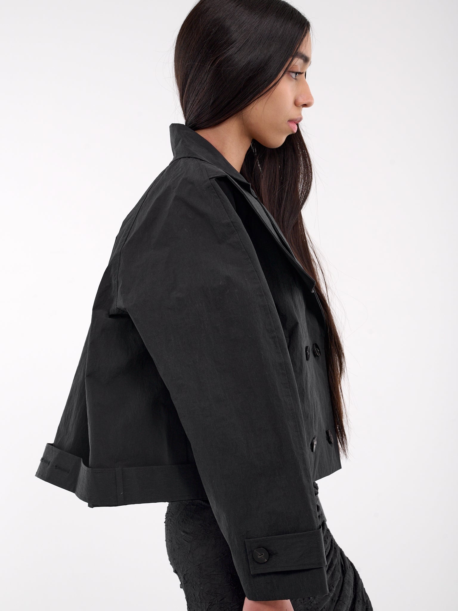Cropped Trench Jacket - 5