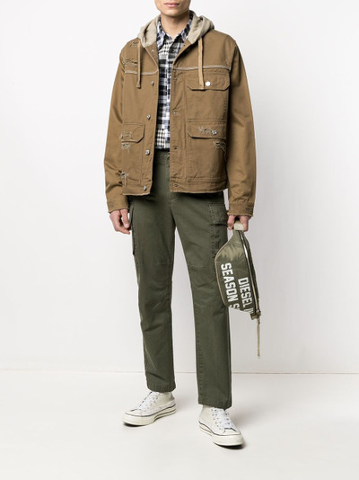 Diesel slim-cut cargo trousers outlook