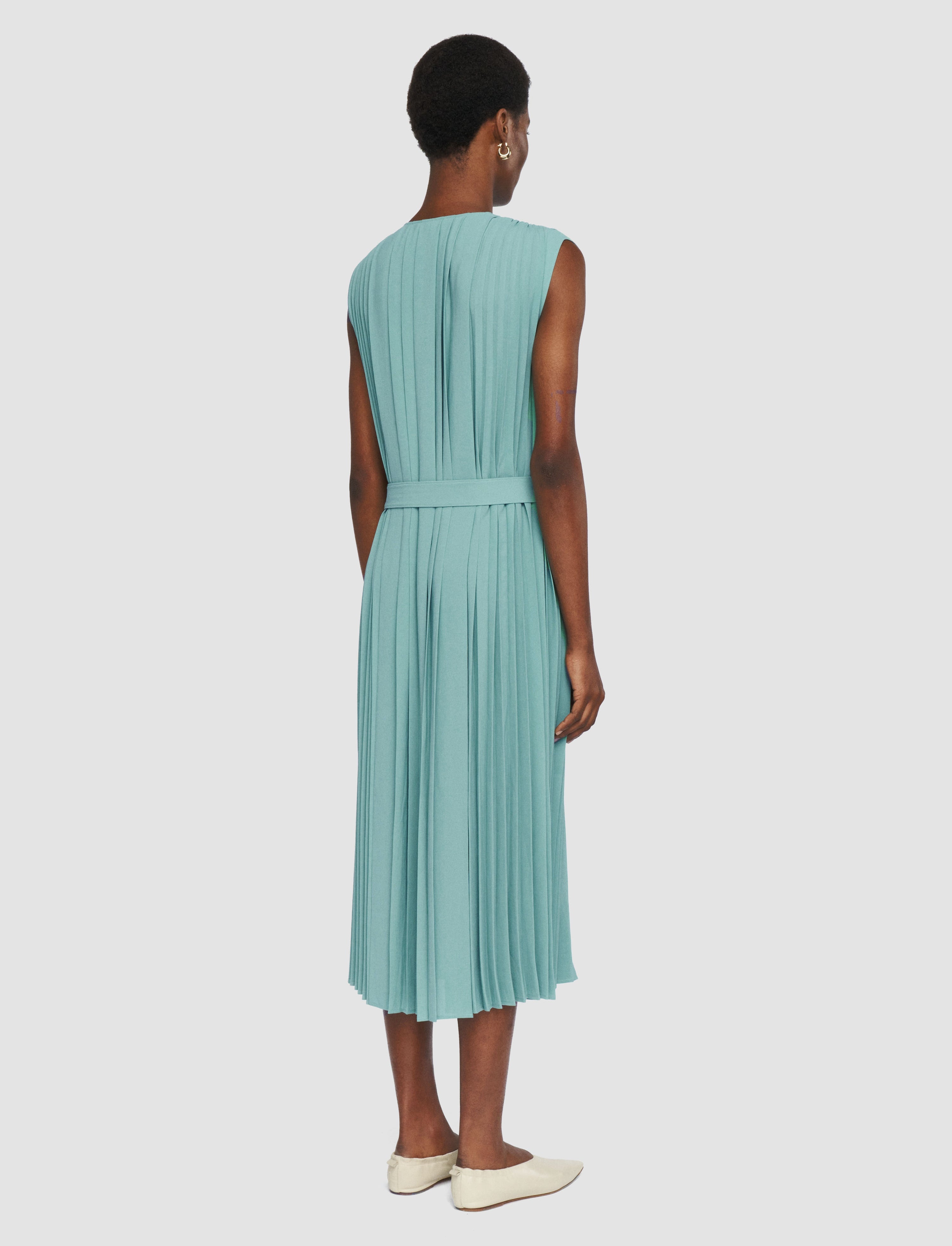 Davide Airy Plissé Dress - 3