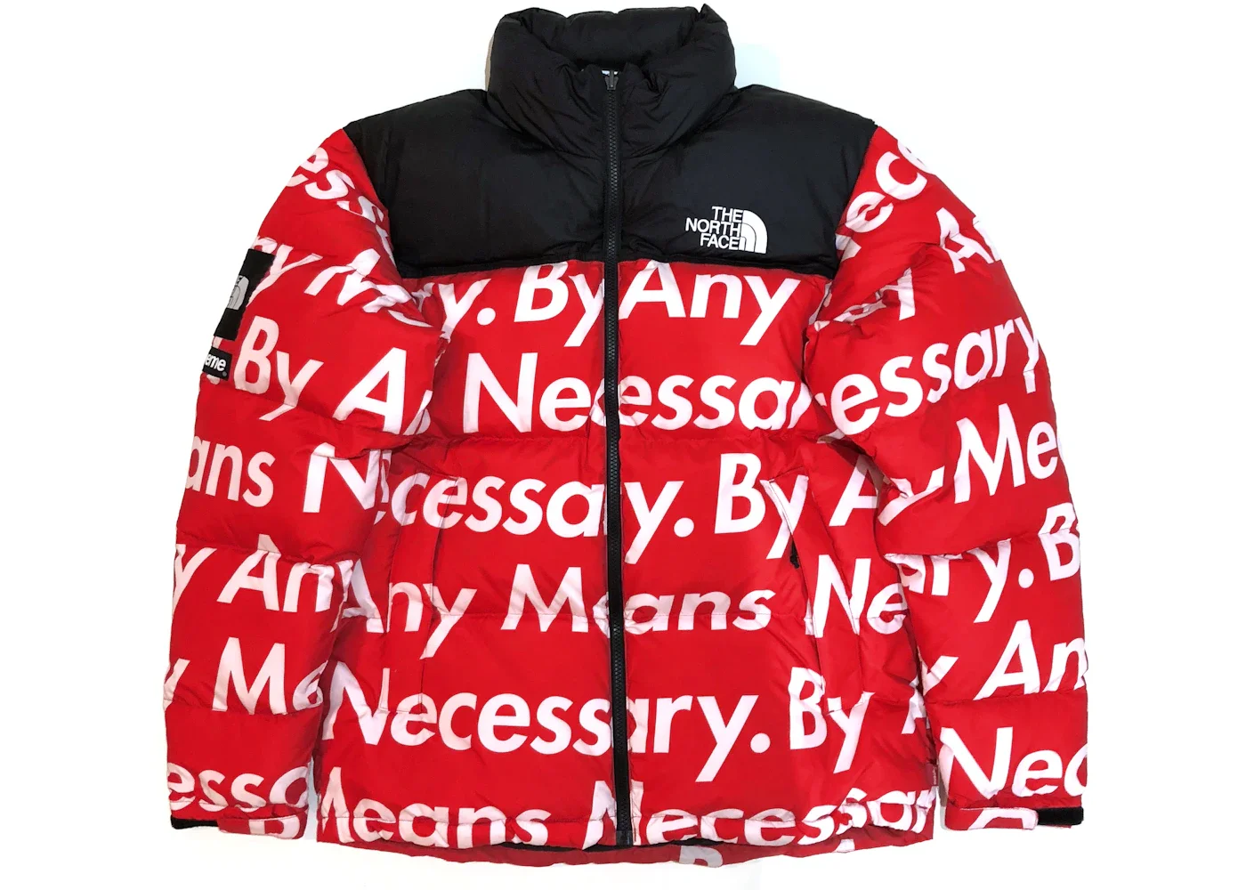 대 FW15 X 북 얼굴 모든 의미 Nuptse 재킷 '레드'SUP-FW15-621 - 1